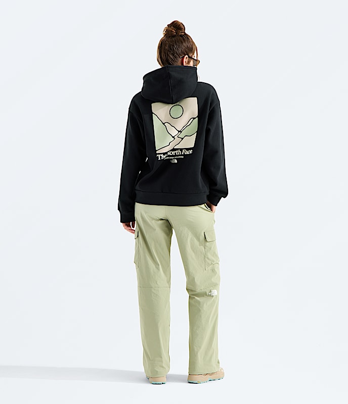 Womens Evolution Monte Oversize Hoodie TNF HERO2