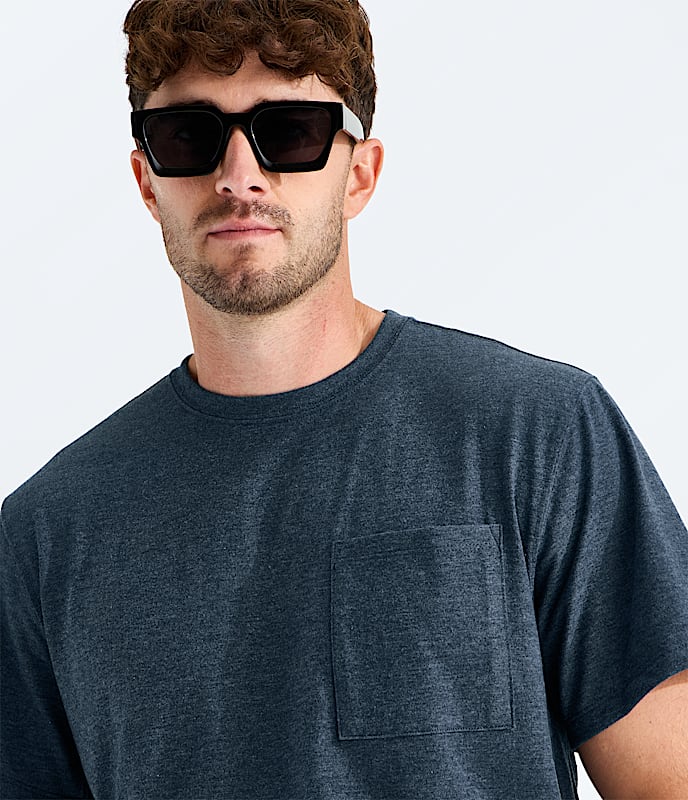 Mens TriBlend ShortSleeve Pocket Tee TNF HERO2