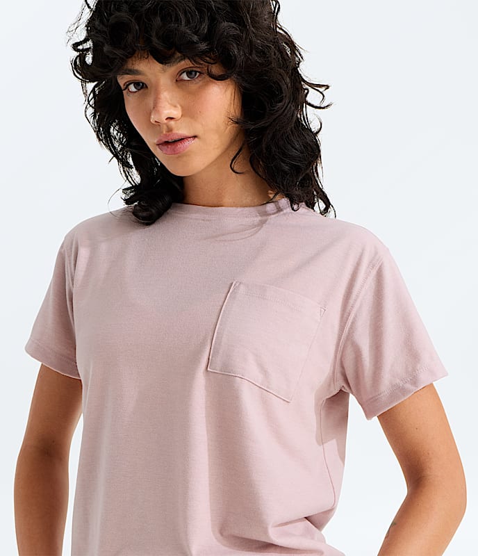 Women’s Tri-Blend Short-Sleeve Pocket Tee