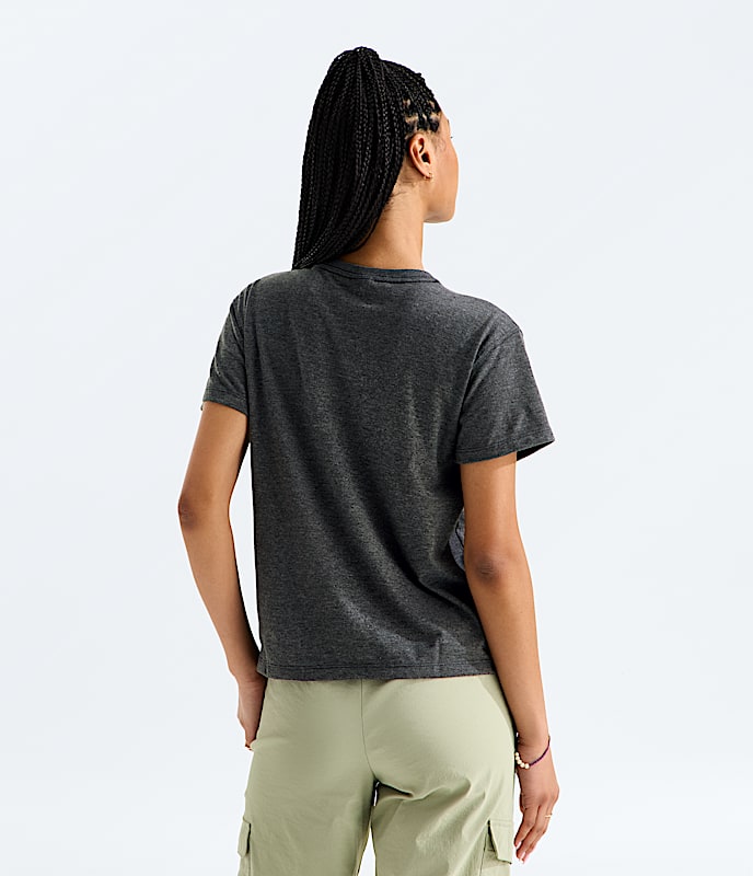 Womens TriBlend ShortSleeve Pocket Tee TNF BACK