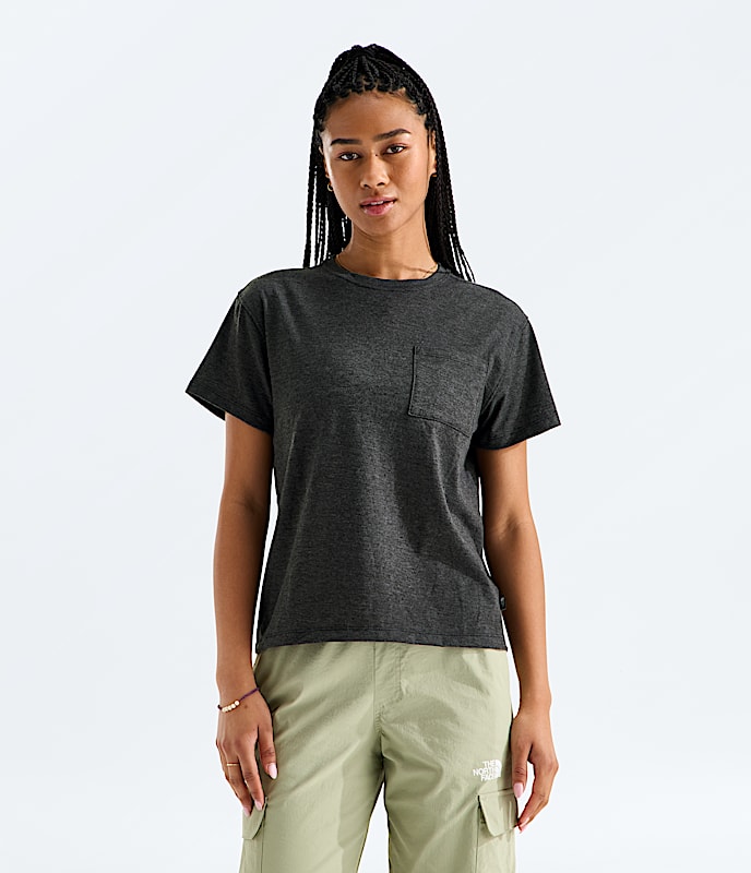 Womens TriBlend ShortSleeve Pocket Tee TNF Main