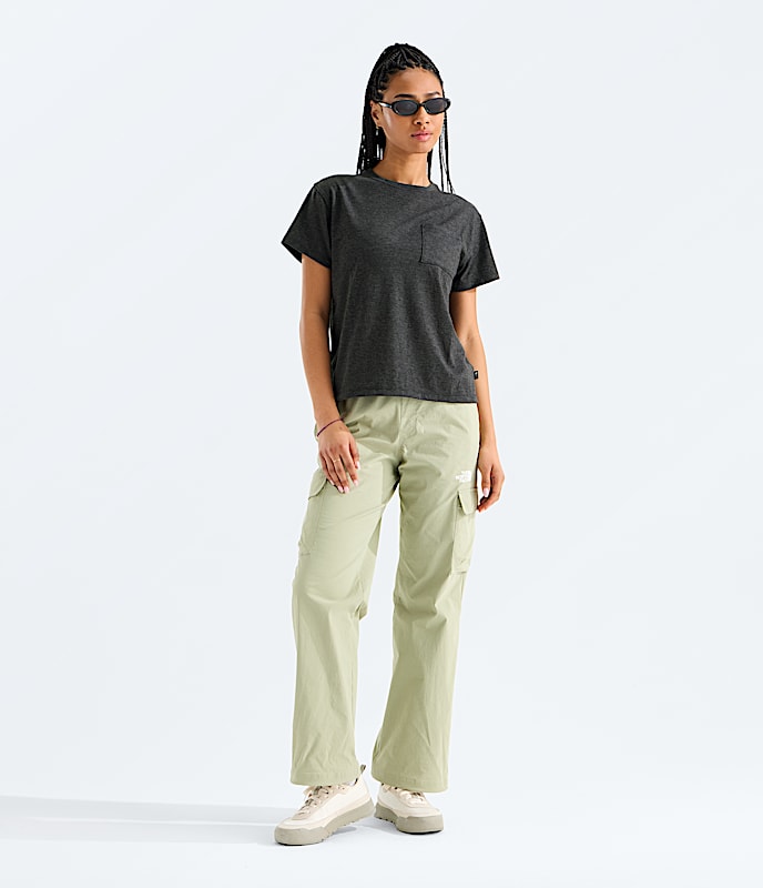 Womens TriBlend ShortSleeve Pocket Tee TNF HERO2