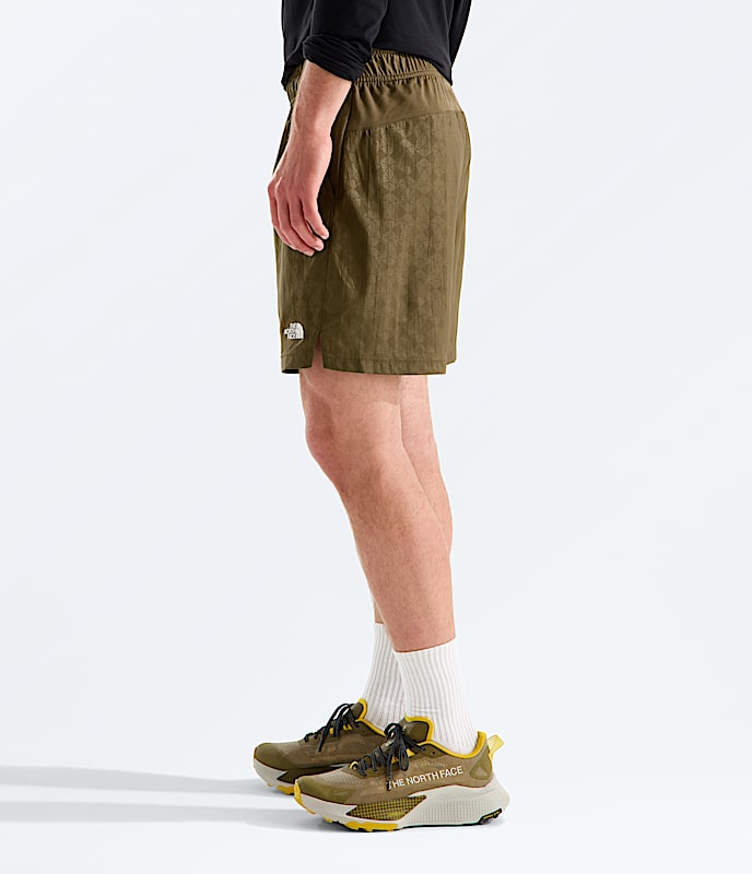 Mens 247 Pentadome Embossed 7 Shorts TNF MODEL34
