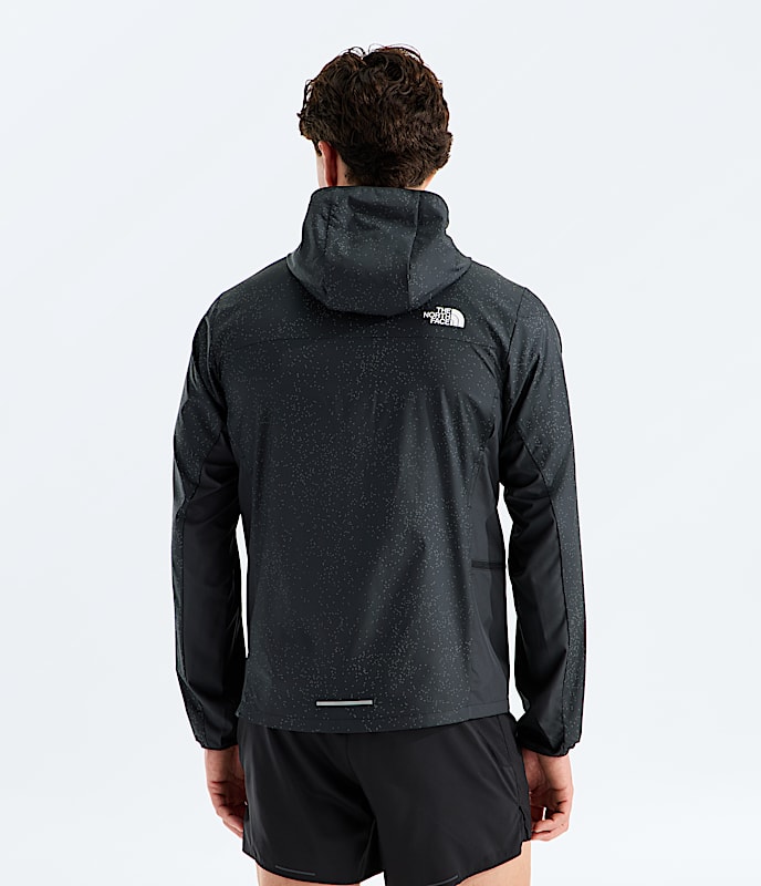 Mens Fontanales Wind Jacket Reflective TNF BACK