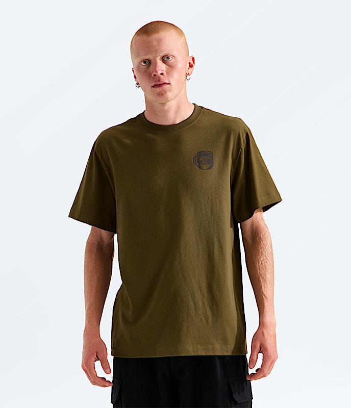 Unisex Basecamp Barista Relaxed ShortSleeve TeeGraphic TNF BACK