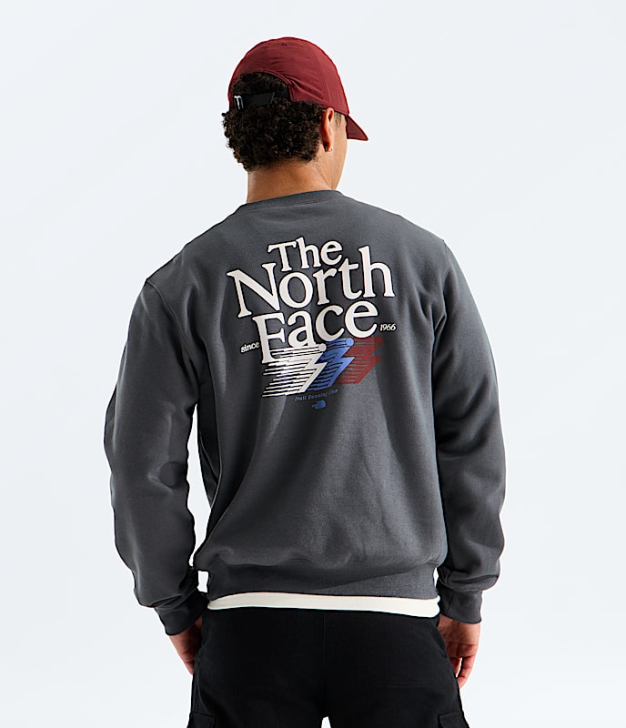 Mens Retro Trail Relaxed CrewGraphic TNF Main