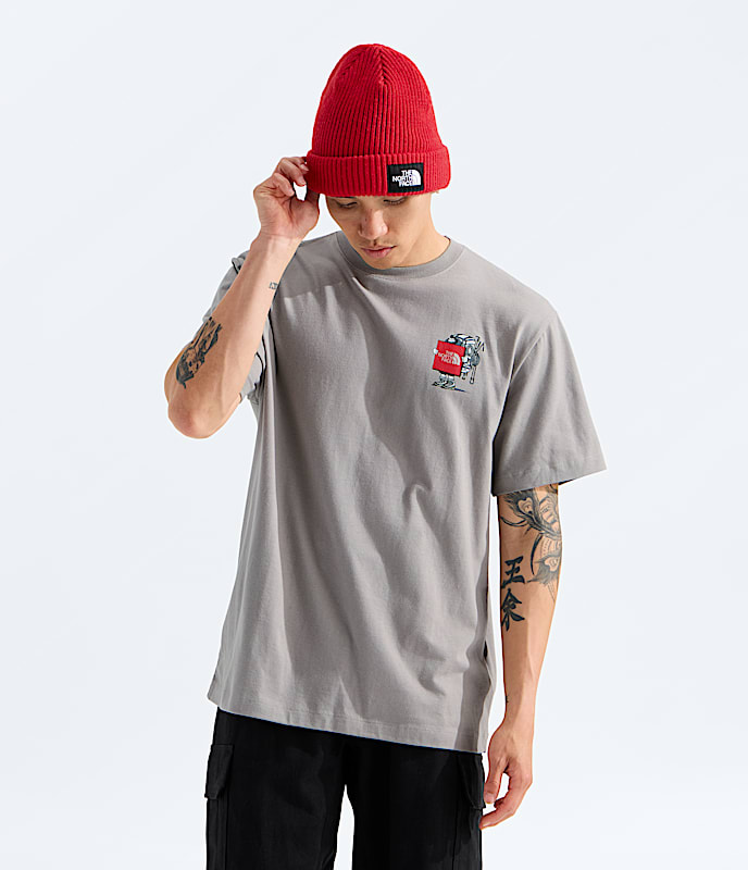 Unisex Gear Up Get Out Relaxed ShortSleeve TeeGraphic TNF BACK