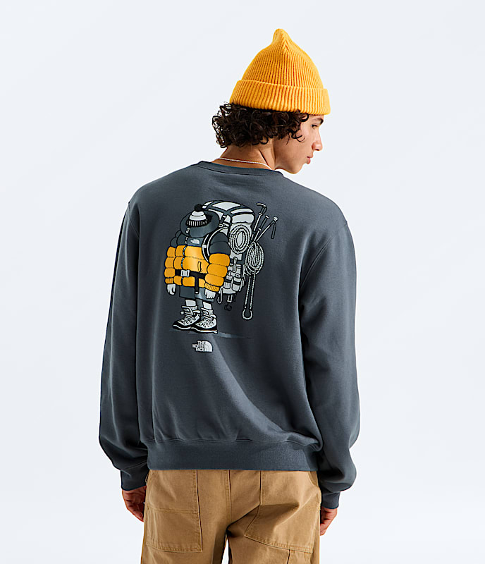 Unisex Gear Up Get Out Relaxed CrewGraphic TNF HERO2