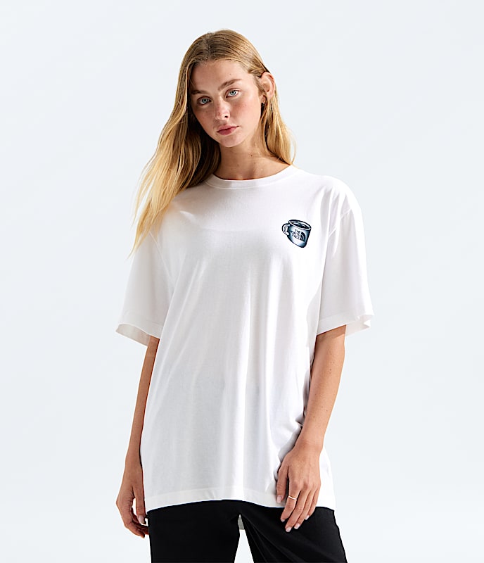 Unisex Basecamp Barista Relaxed ShortSleeve TeeGraphic TNF HERO3