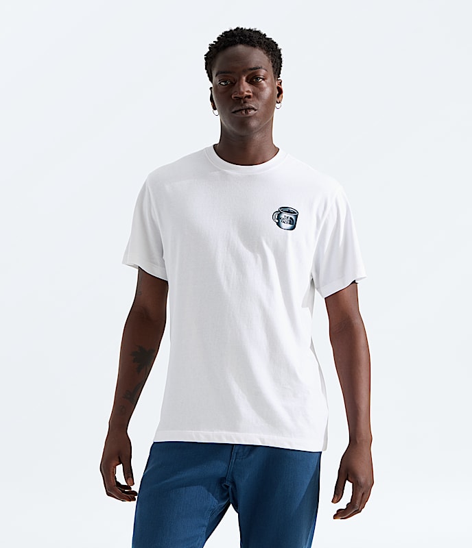 Unisex Basecamp Barista Relaxed ShortSleeve TeeGraphic TNF BACK