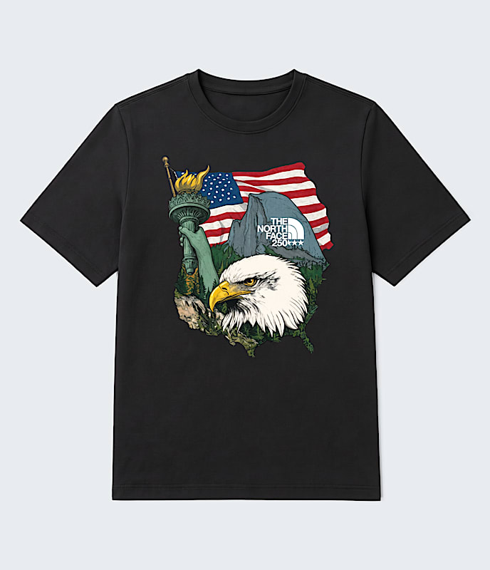 Unisex TNFUSA Relaxed Short Sleeve Tee TNF Main