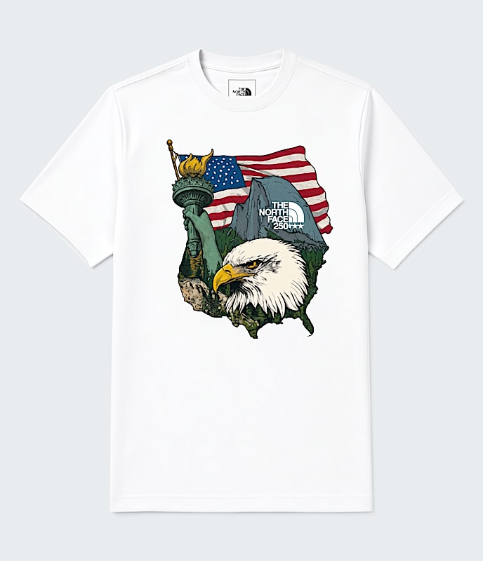 Teen TNFUSA Relaxed Short Sleeve Tee TNF Main