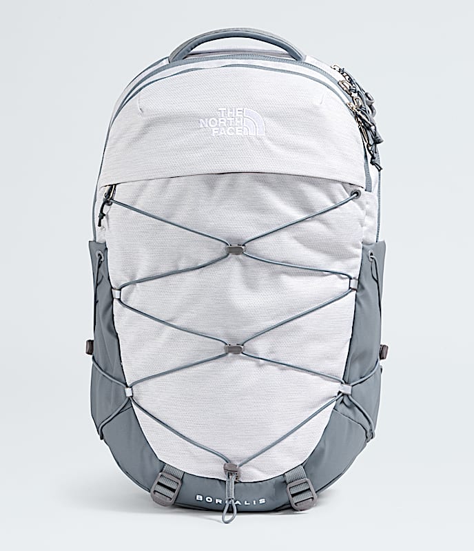 Womens Borealis Backpack TNF TNF White Metallic MelangeMid Grey HERO