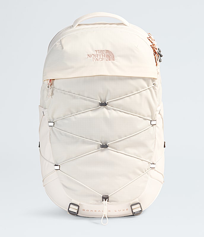 Womens Borealis Luxe Backpack 27L TNF Gardenia WhiteBurnt Coral Metallic HERO