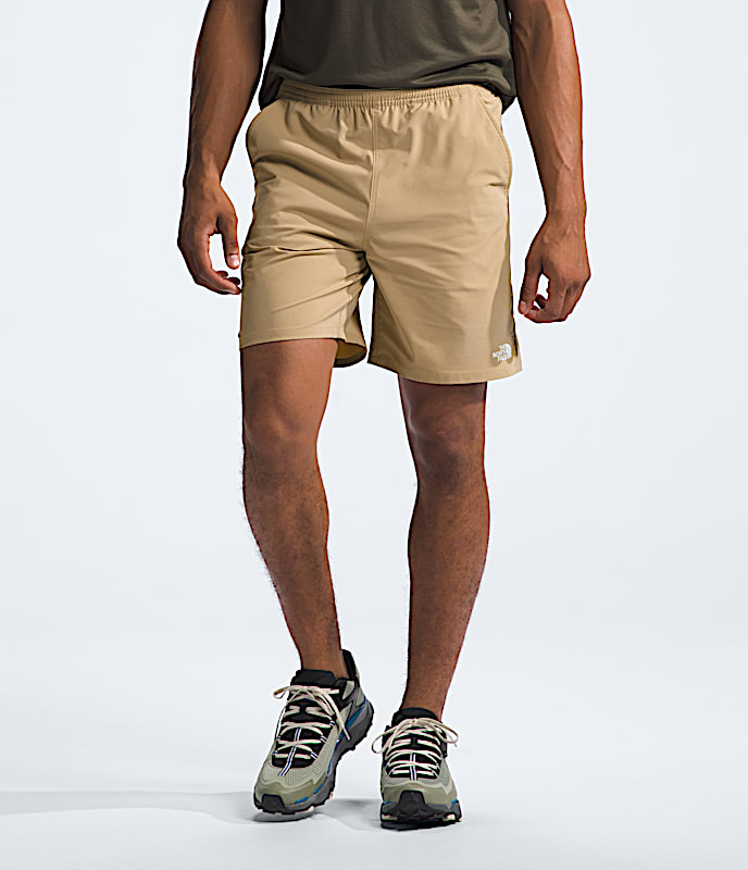 Mens Wander Shorts 20 TNF Khaki Stone HERO