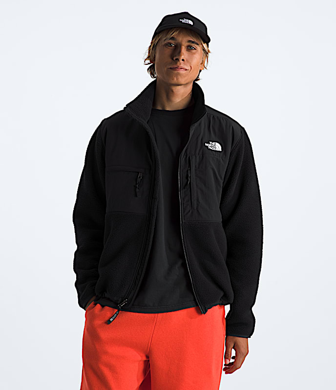 Mens Retro Denali Jacket TNF TNF Black Main