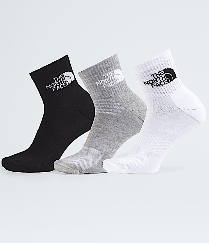 Multisport Cush Quarter Socks3P TNF BlackAssorted HERO