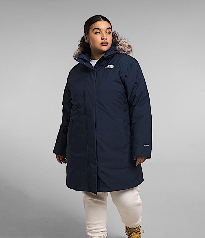 Womens Plus Arctic Parka TNF Summit Navy Main
