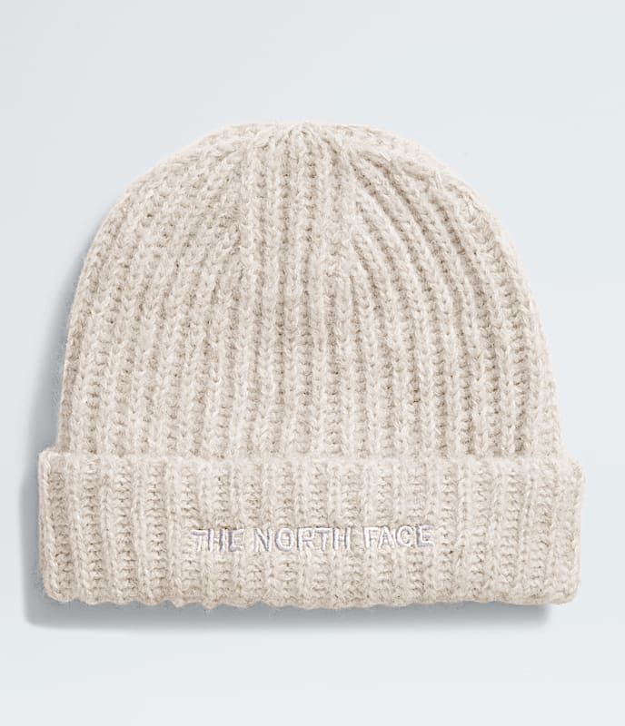 Fohair Cabin Beanie TNF White Dune HERO