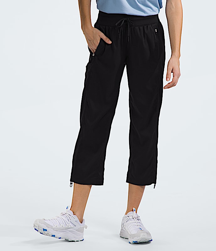 Womens Aphrodite Motion Capris TNF TNF Black Main