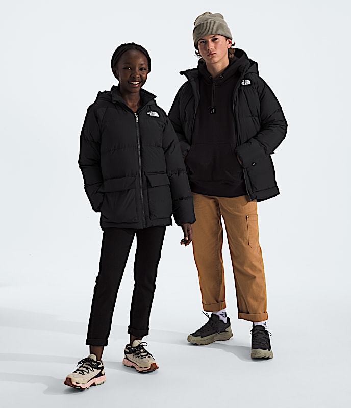 Boys’ & Girls’ North Down Fleece-Lined Short Parka - 1