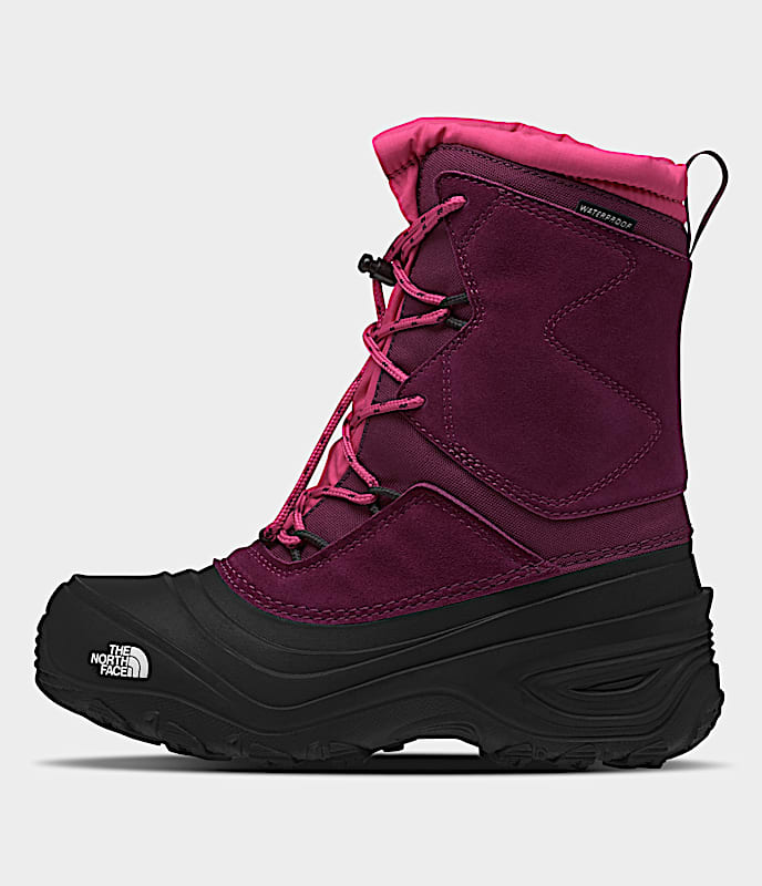 Bottes impermables Alpenglow V pour jeunes TNF Mre De BoysenNoir TNF HERO