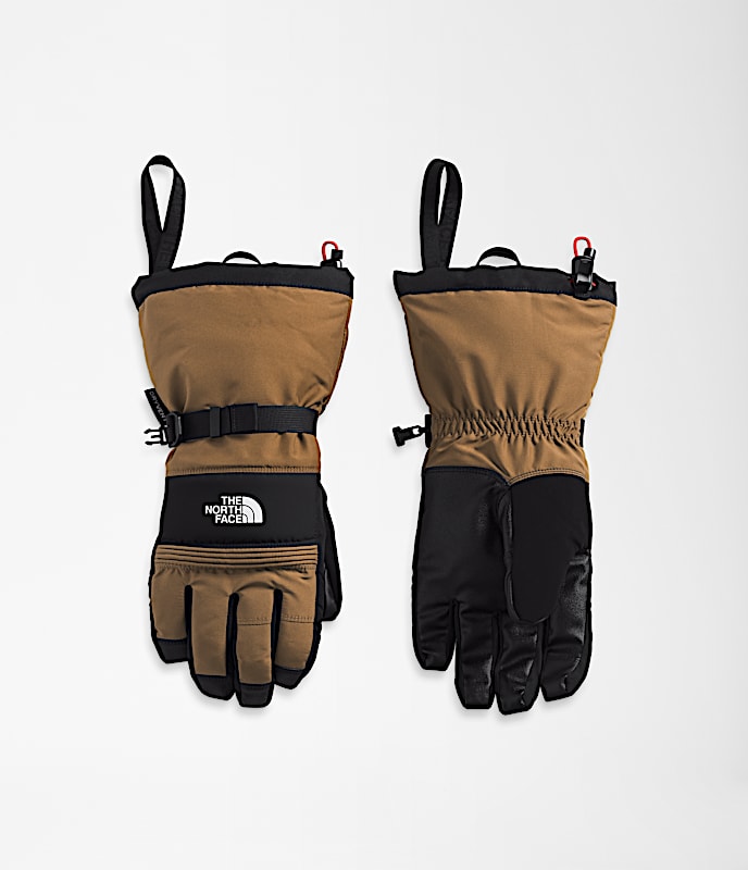 Mens Montana Ski Gloves TNF Utility Brown HERO