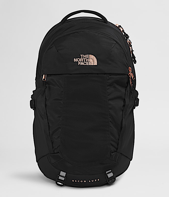 Womens Recon Luxe Backpack TNF TNF BlackBurnt Coral HERO