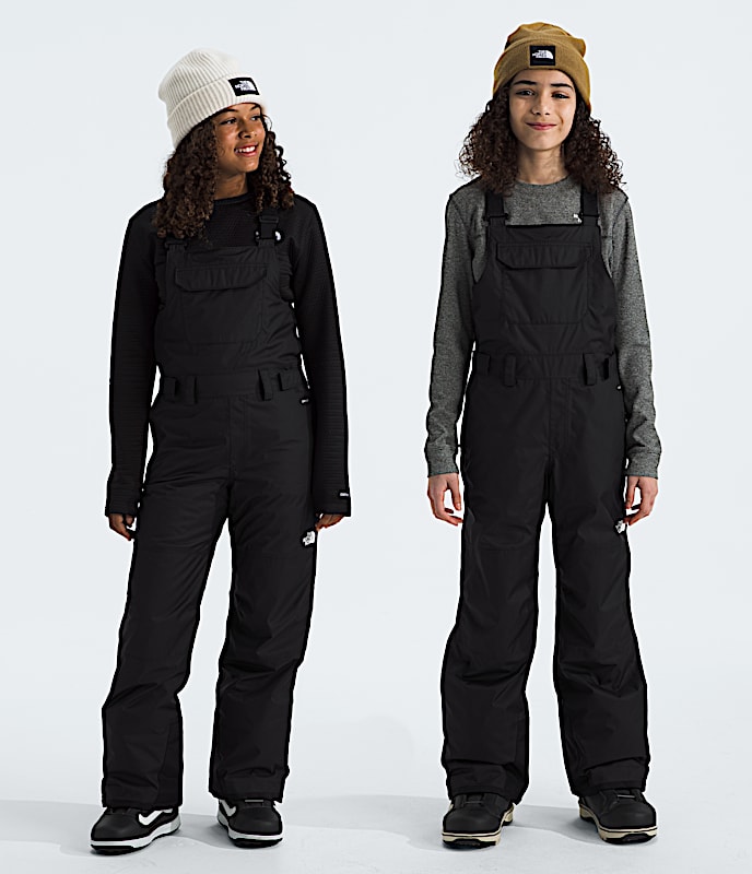 Boys  Girls Freedom Insulated Bibs TNF TNF Black Main