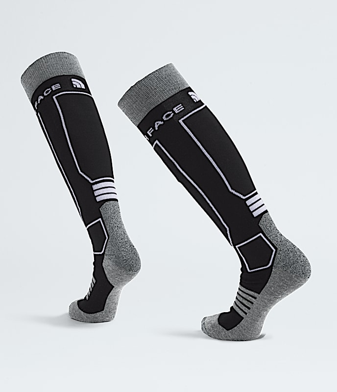 Resort Ski Socks TNF TNF BlackMonument Grey HERO