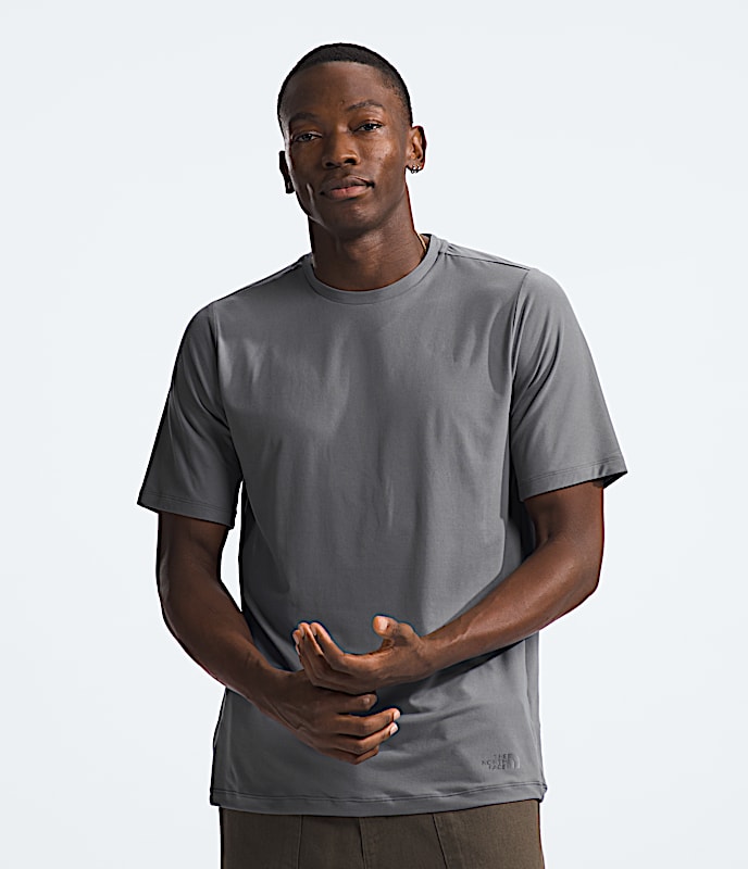 Mens Dune Sky ShortSleeve Crew TNF Smoked Pearl HERO