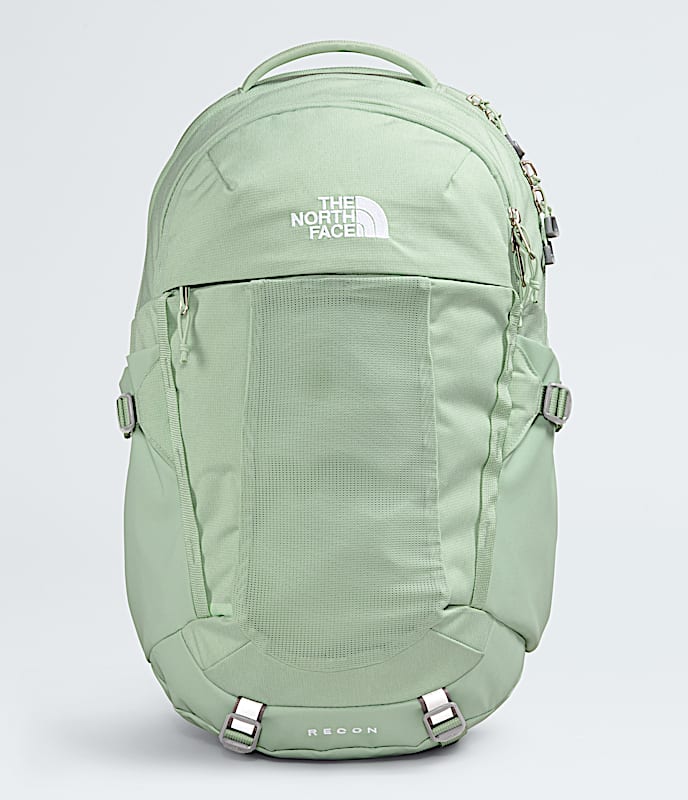 Womens Recon Backpack TNF Misty Sage Dark HeatherMeld Grey HERO