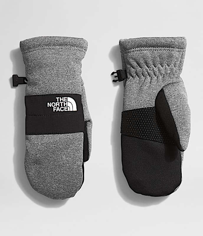Kids Sierra Etip Mitts TNF TNF Medium Grey Heather HERO