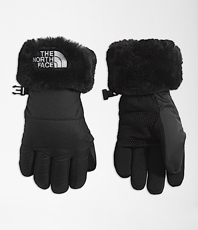 Gants Mossbud Swirl pour enfants TNF Noir TNFnoir TNF HERO
