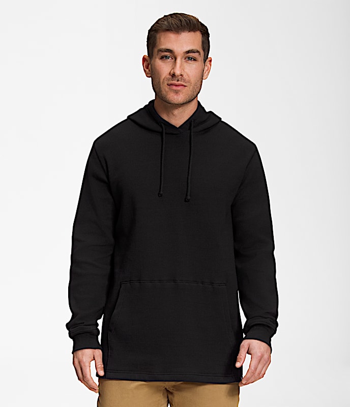 Mens Waffle Hoodie TNF TNF Black Main