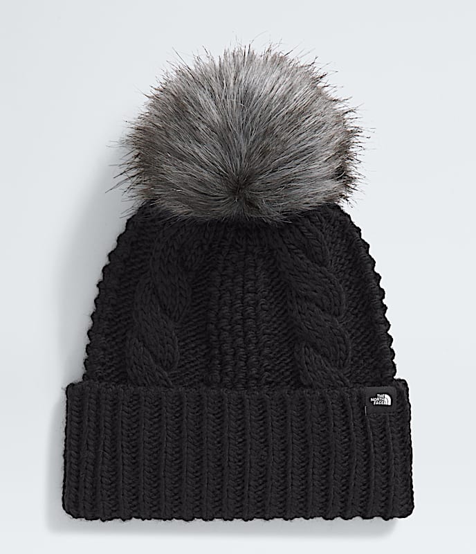 Kids Oh Mega Fur Pom Beanie TNF TNF Black HERO