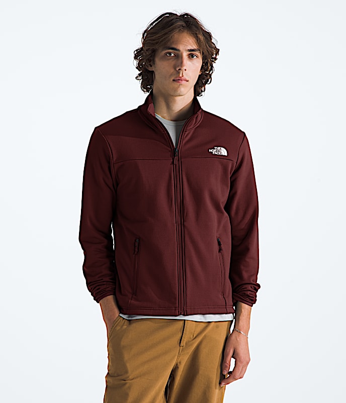 Men’s Cedar Trail Grid Fleece Full-Zip Jacket - 1