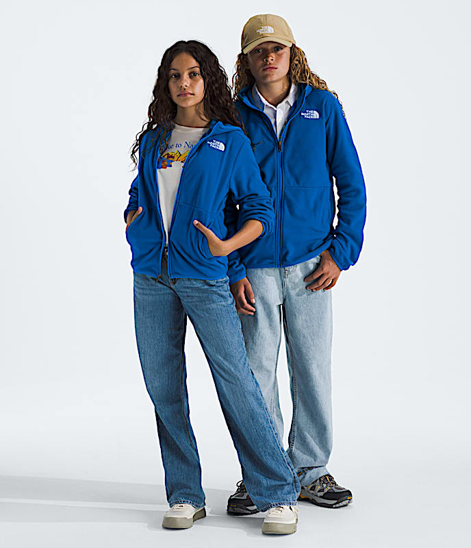 Veste à capuche avec fermeture à glissière intégrale Glacier pour garçons et filles - 1