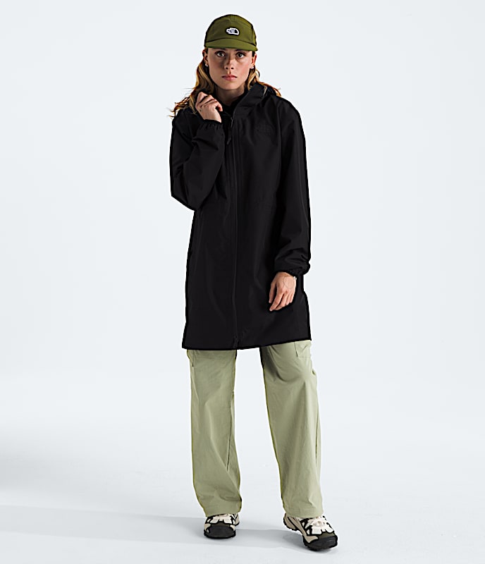 Womens Daybreak Mid Rain Parka TNF TNF Black HERO