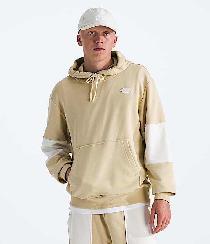 Mens Terry Relaxed Hoodie TNF Gravel Main