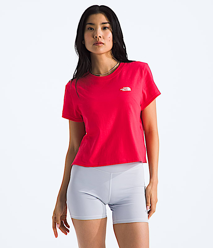 Womens Evolution Tee TNF Hibiscus Main