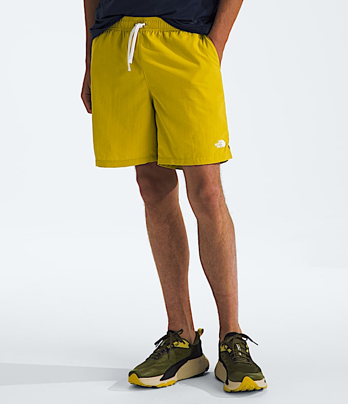 Mens Action Shorts 20 TNF Dijon Yellow Main