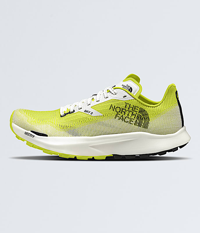 Summit Series VECTIV Sky 2 Shoes TNF White AshSulphur Spring Green HERO