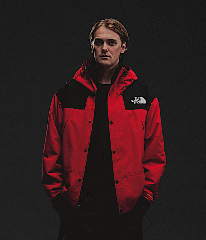 Mens DRYVENT Mono Mountain Jacket TNF TNF RedTNF Black Main