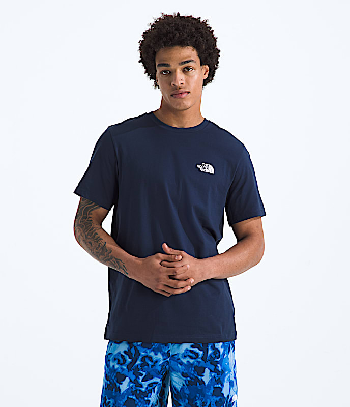 Mens ShortSleeve Simple Dome Tee TNF Summit Navy Main
