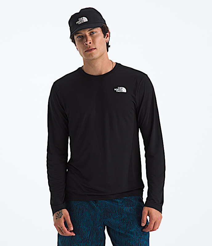 Mens 247 LongSleeve Tee TNF TNF Black Main