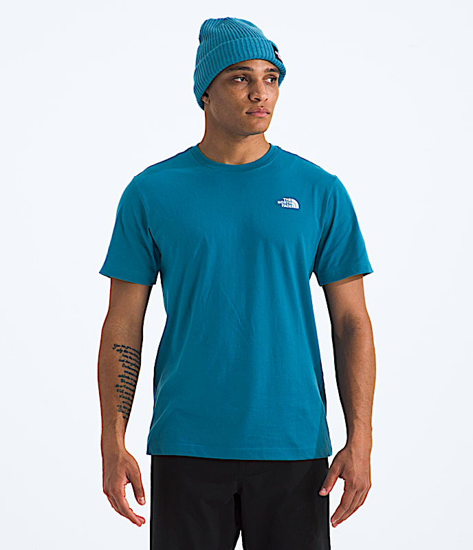 Mens Evolution Simple Dome Regular ShortSleeve Tee TNF Dusk Blue Main