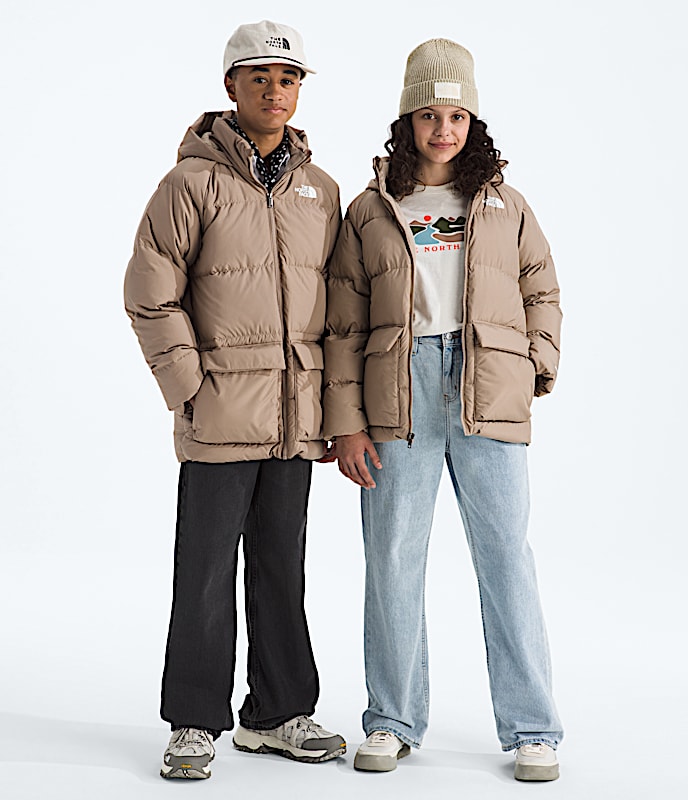 Boys’ & Girls’ North Down Fleece-Lined Short Parka - 1