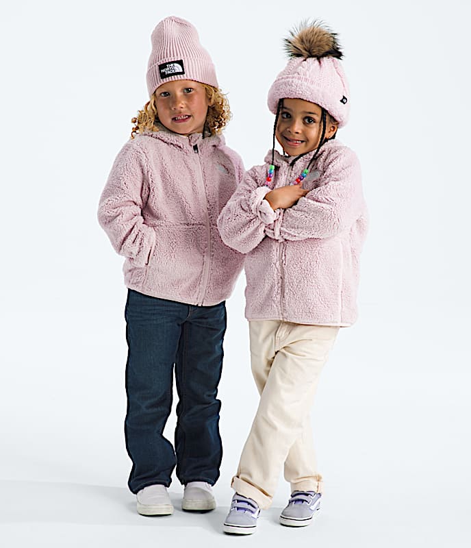 Kids Campshire FullZip Hoodie TNF Pale Blossom HERO