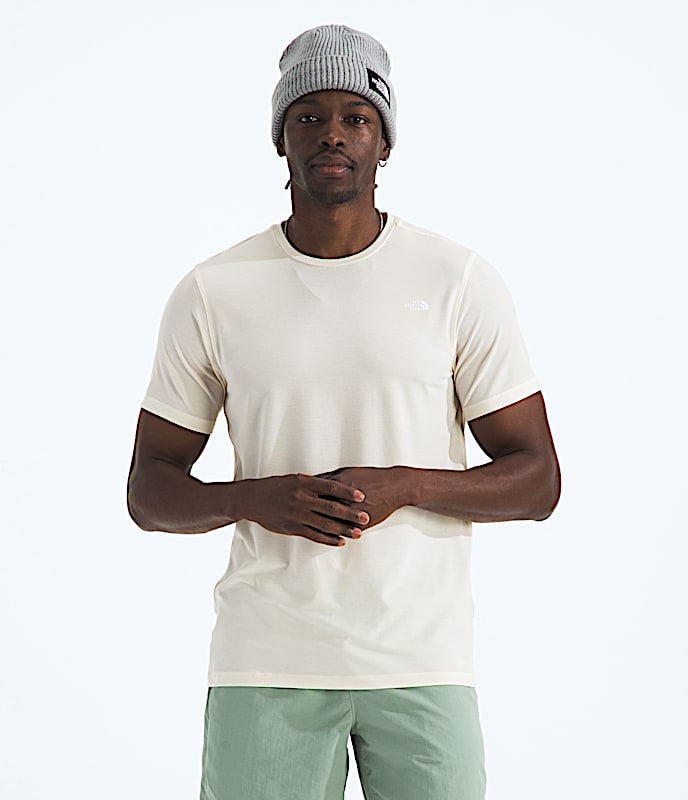 Mens Adventure Tee TNF White Dune Main